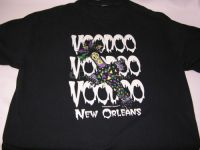 VOODOO NEW ORLEANS Glow in the Dark Tshirt Sz L